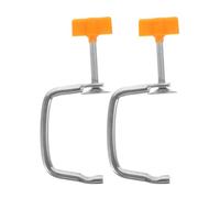2 Pezzi Clip di Fissaggio Ferro, per Macchina per Pasta Manuale | Montaggio Semplice, Stabilità Durante la Manovella, per Bordo Tavolo, Cucina Domestica e Riparazioni