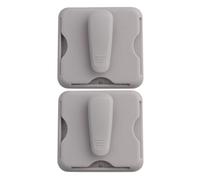 2 Pezzi Clip Parasole Auto in Plastica Beige Scomparti e Card | Conducenti e Proprietari, Mantiene Occhiali e Tessere a Portata, Fissaggio su Aletta Parasole