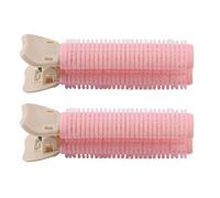2 pezzi clip per bigodini clip per capelli volumizzanti portatili clip volumizzanti per capelli istantanei bigodini bigodini per donne clip per volume dei capelli auto-grip volume (Rosa)