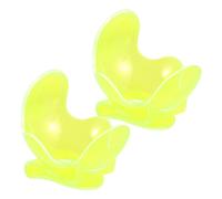 2 pezzi clip per cintura per palline da tennis fluorescente giallo porta