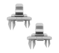 2 Pezzi Clip per Parasole, Supporto per Parasole, Accessorio per Parasole Auto, Clip per Parasole Senza Abbaglio per Audi A1 A3 A4 A5 Q3 Q5 A7 B6 B7 B8 S4 S5 (Grigio)