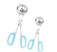 2 Pezzi Clip per Polpette in Acciaio Inox, Taglio a Forbice | Polpette e Riso, Uso Domestico o Ristorante, Trattiene Saldo e Scola Brodo