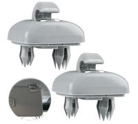 2 Pezzi Clip per Visiera Auto, Supporto Parasole per Auto, Gancio Parasole Staffa Sostituzione Compatibile con A1 A3 A4 A5 Q3 Q5 (8E0 857 562) A7 B6 B7 B8 S4 S5, Grigio