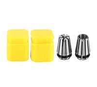 2 pezzi Cnc mandrino di serraggio pinza ed accessori pinza ER ad alta precisione per fresatrice Cnc utensile 1/4"1/8"