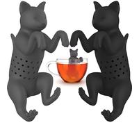2 Pezzi Colino da Tè Filtro per Tè Infusore per Tè Infusore per Tisane Realizzato in Silicone di Alta Qualità per Cucina di Casa si Adatta a Tutte le Tazze da Tè Teiera per Foglie Sciolte o Tisane