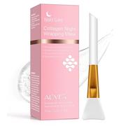 2 pezzi Collagen Night Wrapping Mask, Maschera Viso Peel Off al Collagene per Notturno, Collagen Face Mask Deep Moisturizing, Restringere i Pori, Riduce le Linee Sottili e le Rughe - 75ml