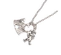 2 Pezzi Collana RetrÃ² Ciondolo Vintage