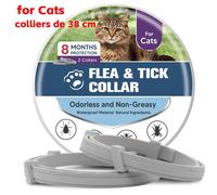 2 Pezzi collare per Cane e gatti.Elimina pulci e zecche,Il pacchetto può variare