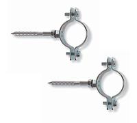 2 pezzi COLLARE PESANTE IN ACCIAIO ZINCATO PER TUBI CPT 2" FRIULSIDER COLLARINO