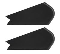 2 pezzi Colorfast Decorative Impact Prevenzione RV Slide Out Corner Copertura, RV Slide Out Corner Cover, RVSlide Outcorner Coperture Outcorner Cap, per rimorchi campeggio per (Black)