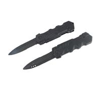 2 pezzi coltello magico che scompare, coltello giocattolo retrattile, coltello teatrale finto, coltello magico, plastica, oggetto scherzoso, oggetti di scena magici, pesce d'aprile per adulti