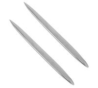 2 Pezzi Coltello per Argilla e Ceramica in Acciaio Inox Argento | Finitura e Sagomatura della Superficie, Resistente alla Corrosione, per Studenti e Scultori, Uso Domestico