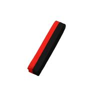 2 pezzi comode cinture Taekwondo for l'allenamento in cotone arti marziali Judo Karate TKD Aikido Cintura uniforme Sistema di classificazione affidabile for adulti Per Taekwondo(Red Black,2.4M)