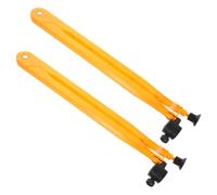 2 Pezzi Compasso Plastico Arancia Grande, Disegno Cerchi | Kit Geometria Scuola Media, Uso su Lavagna e Cartelloni, Braccio Regolabile, Impugnatura Ergonomica