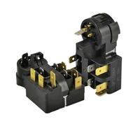 2 pezzi compatibili for Haier frigorifero avviamento compressore protezione da sovraccarico relè di QP3-12A plug-in
