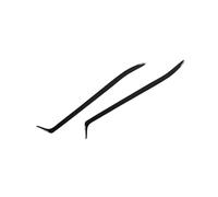 2 pezzi compatibili per BMW Serie 3 E36 1992-1998 nero pianoforte auto fari anteriori sopracciglia palpebre coperchi lampada adesivi finiture kit carrozzeria