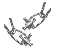 2 Pezzi Compatti Refrigeranti Servizio per HVAC 410A R22 Sistema di Installazione Tappo di Bloccaggio Strumento Multiuso Metallo per Sistemi Refrigeranti