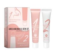 2 Pezzi Complete Body Hair Removal Kit, Depilatory Cream and After Epilation for the Face, Body Hair Removal Cream, Depilazione labbra e Mani per Uomo e Donna, Soft and Silky Skin