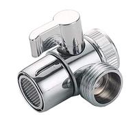 2 pezzi Componente della valvola demonica del braccio della doccia a 3 vie, adattatore per la doccia per doccia per lavello azzurro splitter splitter valvola demonica della doccia (lega di zinco)