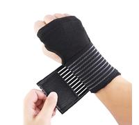 2 Pezzi Compressione Supporto Polso Fascia da Polso, Tutore Polso Arthritis Gloves per Slogature al Polso, Artrite, Tendinite, Distorsione, Sport - L