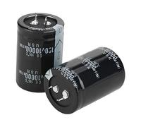 2 pezzi Condensatore elettrolitico audio 10000uf 100V 35 x 50 mm Bassa impedenza Lunga durata assortimento condensatore per il fai da te