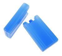 2 Pezzi Confezione di Ghiaccio Riutilizzabile Blu 400ml in Plastica | Uso per Trasporto e Vita Quotidiana, Design Sigillato senza Perdite, Riempibile, per Frutta e Alimenti