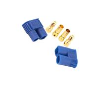 2 Pezzi Connettore Banana Placcato Oro 3mm con Copertura Protettiva | Coppia Maschio e Femmina, Rame Blu a Bassa Resistenza, per Batteria Rc e Motore DIY