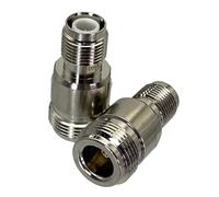 2 pezzi connettore N a spina maschio RP-TNC e amp;Convertitore adattatore RF diritto jack femmina coassiale(Type 4-2pcs)