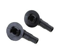 2 pezzi Connettore per tubo di scarico del condizionatore d'aria Strumento a gomito per tubo di scarico dell'acqua a tenuta stagna Raccordo per la casa e professionale durevole ugello di scarico del