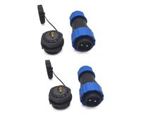 2 Pezzi connettori aeronautica SP21 2 poli, IP68 2 Pin Spina Maschio e presa Femmina Posteriore-dado di Montaggio Dritto Impermeabile Aviation Connettore per lampade esterne