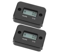 2 Pezzi Contatore Ore Digitale Schermo LCD e Sensore Hall Integrato | Lettura Chiara Sotto Sole Forte, senza Calibrazione Frequente, Tempi di Utilizzo, per Lunghi Viaggi