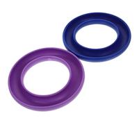 2 Pezzi Contenitore in Silicone per Bobine da Cucito, Organizzatore Blu | Protezione Dalla Polvere, Adatto a Molte Bobine Domestiche, per Ricamo e Ordine in Laboratorio, Porpora