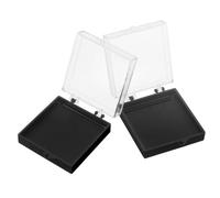 2 Pezzi Contenitore per Microchip in Silicone 5018, Nero, Compatto | Superficie Liscia e Sbavature, per Tecnici di Laboratorio e Ricercatori, Trasferimento Ordinato