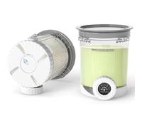 2 pezzi Contenitore per Ninja Swirl by Creami Macchina per Ghiaccio NC700 Series, Vasetti Compatibili con Ninja Swirl, per Ninja NC701EU Accessorio Senza BPA e Lavastoviglie (2PCS)