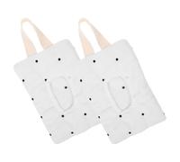 2 Pezzi Contenitore per Salviette Riutilizzabili, Borsa Appesa | Borsa in Cotone, Grande Capacità, Installazione Sul Retro dei Sedili, Pratica per Bambini e Spostamenti