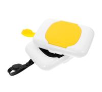 2 Pezzi Contenitore Salviettine Umidificate Portatile, Anti-perdita | Silicone e Pp, per Bagno e Fasciatoio, Design Adorabile, Pulizie Rapide e Meno Disordine