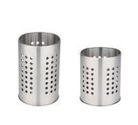 2 Pezzi Contenitori Portaposate In Acciaio Inox, Cestello Posate In Acciaio Inox, Secchio Per Posate In Acciaio Inossidabile, Portautensili Da Cucina, Per Bacchette, Cucchiai, Coltelli e Forchette