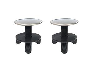 2 Pezzi Coperchio di Buca per Lavandino da Cucina in Acciaio Inossidabile, Copertura del Foro del Rubinetto, Piastra di Copertura per Rubinetto da Cucina, Tappo Metallico di Blocco