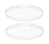 2 Pezzi Coperchio Trasparente, Protezione Vassoio, Plastica | Ricambio Chiaro, Lettura Sempre Visibile, Schermatura da Schizzi, Uso Domestico e Laboratorio