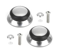 2 Pezzi Coperchio Universale Pomello Pentola Pomelli per Coperchi Pentole Ricambi Coperchi Coperchio A Pressione Lagostina Manico con Viti, per Cucina Manopole Coperchio
