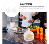 2 pezzi Copertura alimentare a cupola di Display per piatto da dessert da