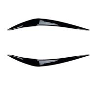 2 Pezzi Copertura Faro Palpebra Sopracciglio Per BMW Per Serie 1 Per 116i 118i 120i 125i 128i F20 F21 Faro Nero Lucido Palpebre Alloggiamenti fari anteriori auto
