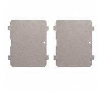 2 pezzi Copertura guida d'onda per microonde foglio di mica compatibile con forno a microonde LG | Piastra di copertura isolante di ricambio per MCK69074904 e MCK69074903