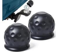 2 Pezzi Copertura per Gancio di Traino in Gomma - Protezione per Giunti a Testa Sferica Ø 50 mm - Copertura Protettiva per Rimorchio