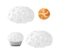 2 pezzi copertura per impasto, rivestimento per paniere, copertura per alimenti, pellicola per pasta di plastica, copertura per lievito, copertura rotonda per il pane, forniture per la cucina (grigio)