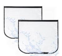 2 Pezzi Copertura per Porta Di Ricarica Ev, 60x50cm, Pvc Impermeabile Trasparente Coperture Porta Caricabatterie, Caricabatterie a Paret Cover, Applicabile Alle Auto Con Carrozzeria in Acciaio E Ferro