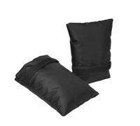 2 pezzi copertura per rubinetto invernale antigelo, ispessimento esterno del rubinetto con striscia di cinghia, impermeabile, antigelo, resistente al freddo (nero)