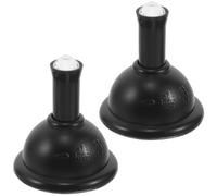2 Pezzi Copertura Pulsante di Avviamento Auto ABS Nera per Interni | Protezione per Pulsante Start, Compatibile Accensione Veicolo, Installazione Semplice, Affidabile Ogni Giorno