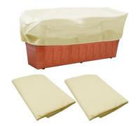 2 Pezzi Coperture per Piante Invernali Protezione antigelo, Coperture per Piante per fioriera Rettangolare per l'inverno, Coperte antigelo per Piante da Esterno con Cordoncino (39×16×18 Pollici)
