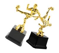 2 Pezzi Coppa Calcio in Plastica, Premio Decorativo, Stile Creativo | Coppa Calcio a Squadre, Ornamento Lucido per Casa, Scena Riprese, Teatro, Film, Accessorio Calcio